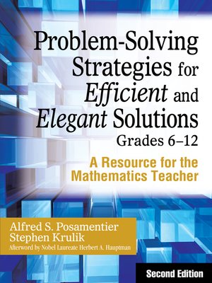 cover image of Problem-Solving Strategies for Efficient and Elegant Solutions, Grades 6-12